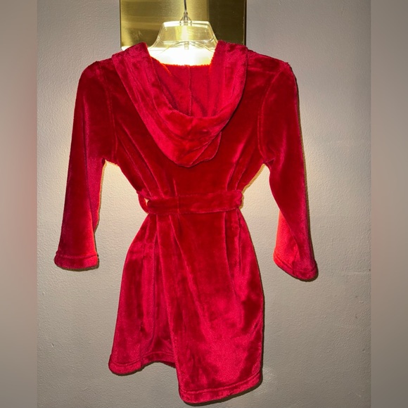 Land’s End Plush Robe with Hood - Picture 2 of 9